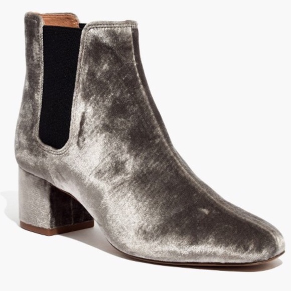 Madewell Shoes - Madewell walker chelsea boot in velvet