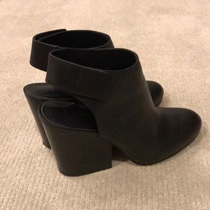 Vince open back booties size 39/us size 8