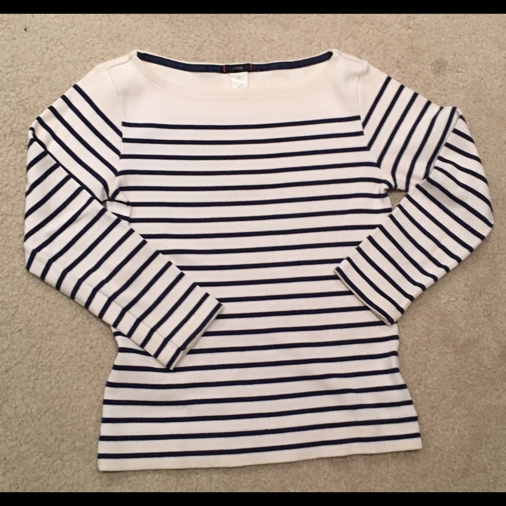 J Crew Breton Stripe Shirt