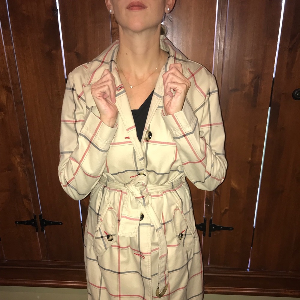 Armani khaki trench