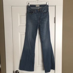 Madewell size 27 flea market flare jeans