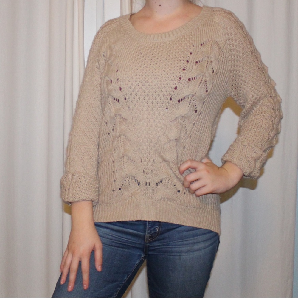 Tan sweater