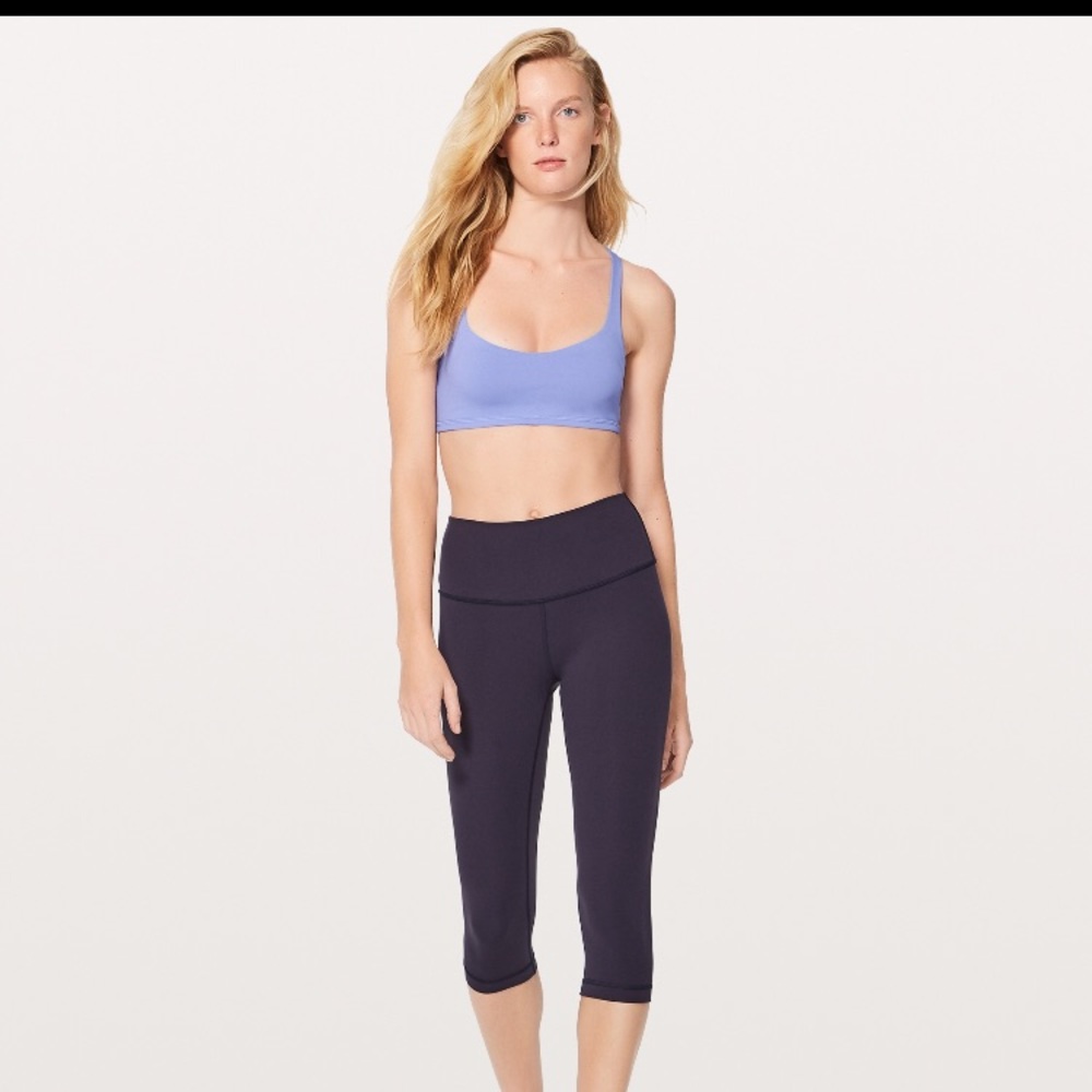 Periwinkle lululemon free to be sports bra