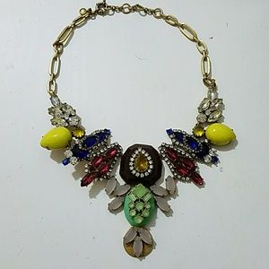 Jcrew multicolor statement necklace