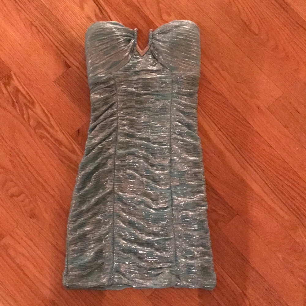 Teal Sparkly Dress