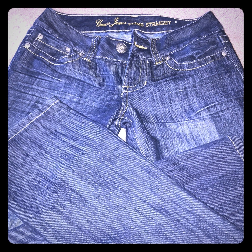 Guess Jeans straight leg dark wash