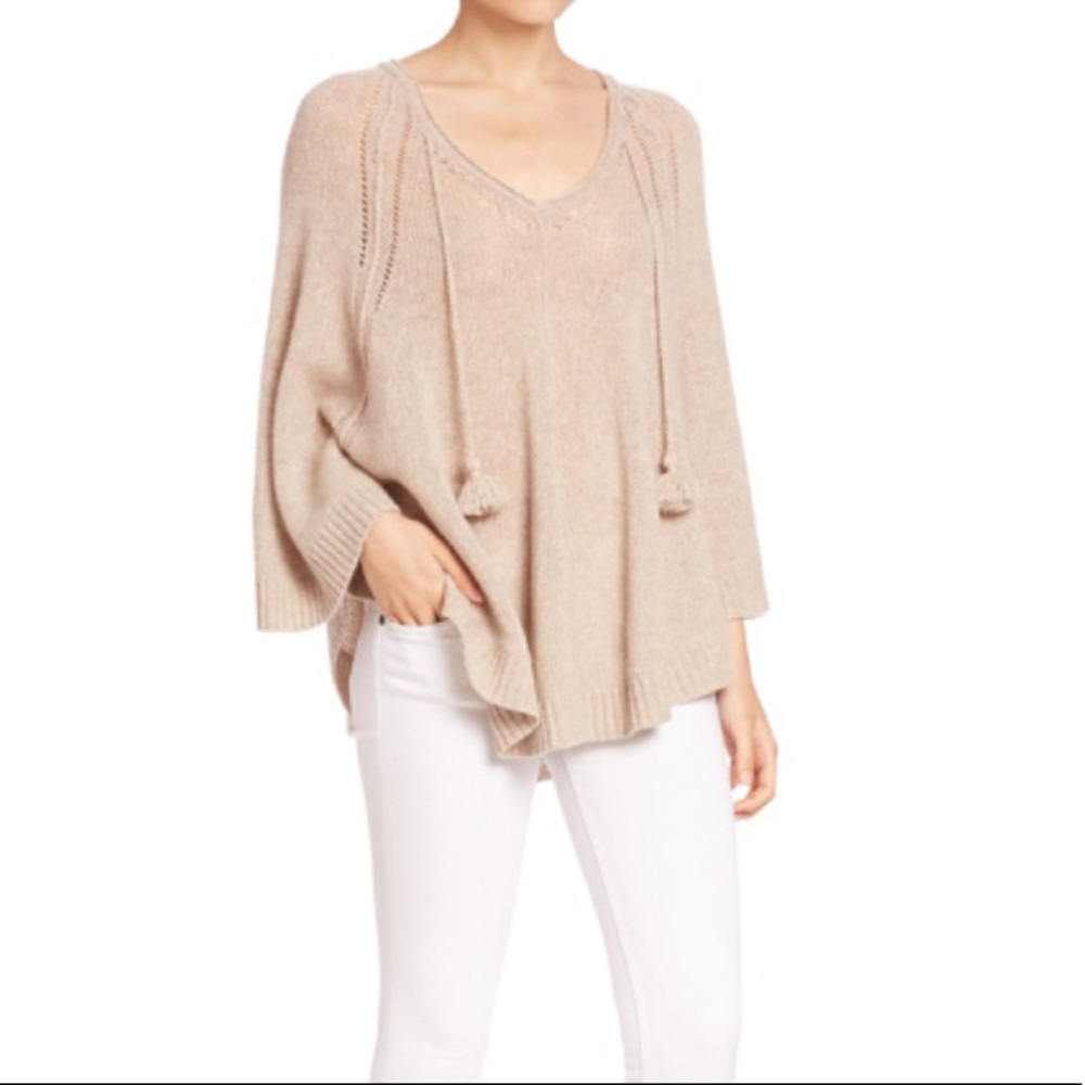 LIKE NEW Calypso St Barth poncho sweater S