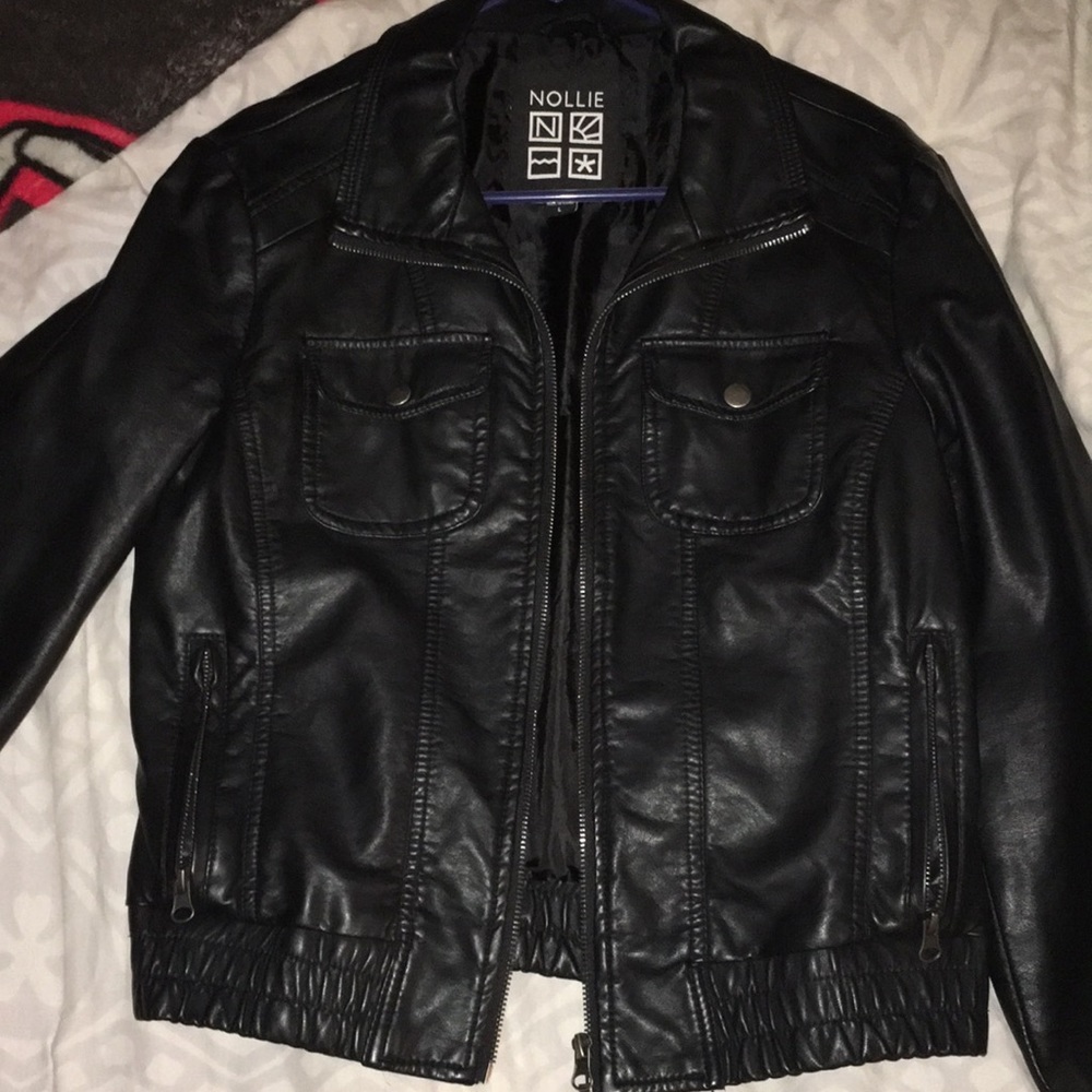 Nollie Faux Leather Jacket