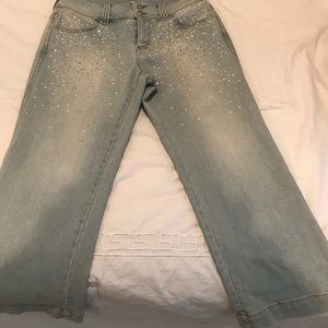 Cache Jean studded capris