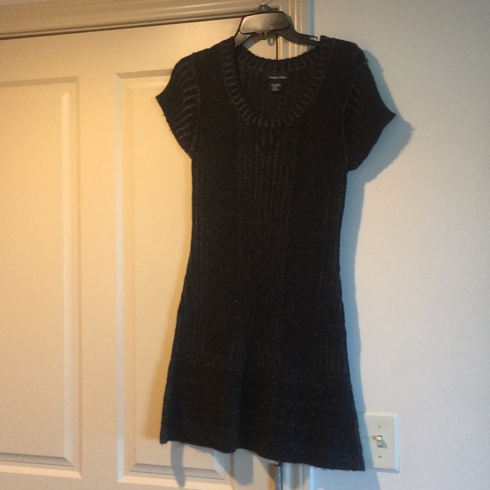 Sweater dress. Juniors size Small. Black.