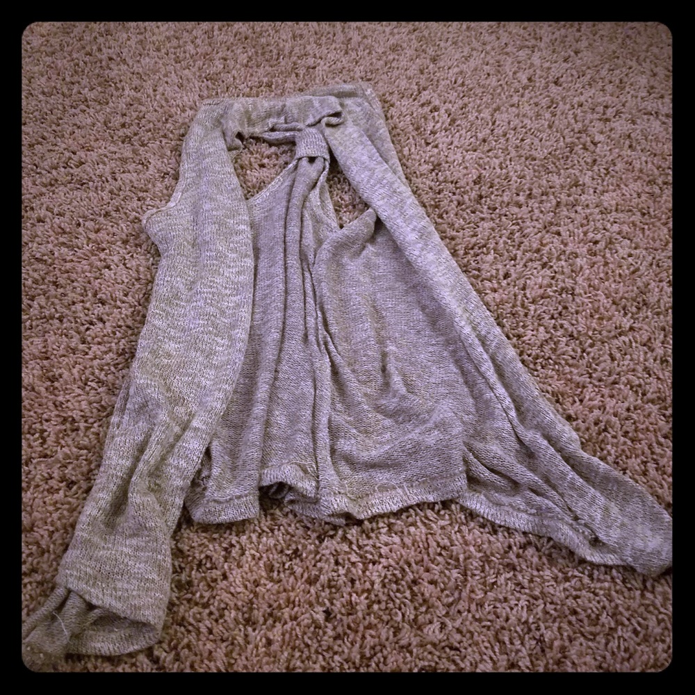 Cute sweater tank cardigan