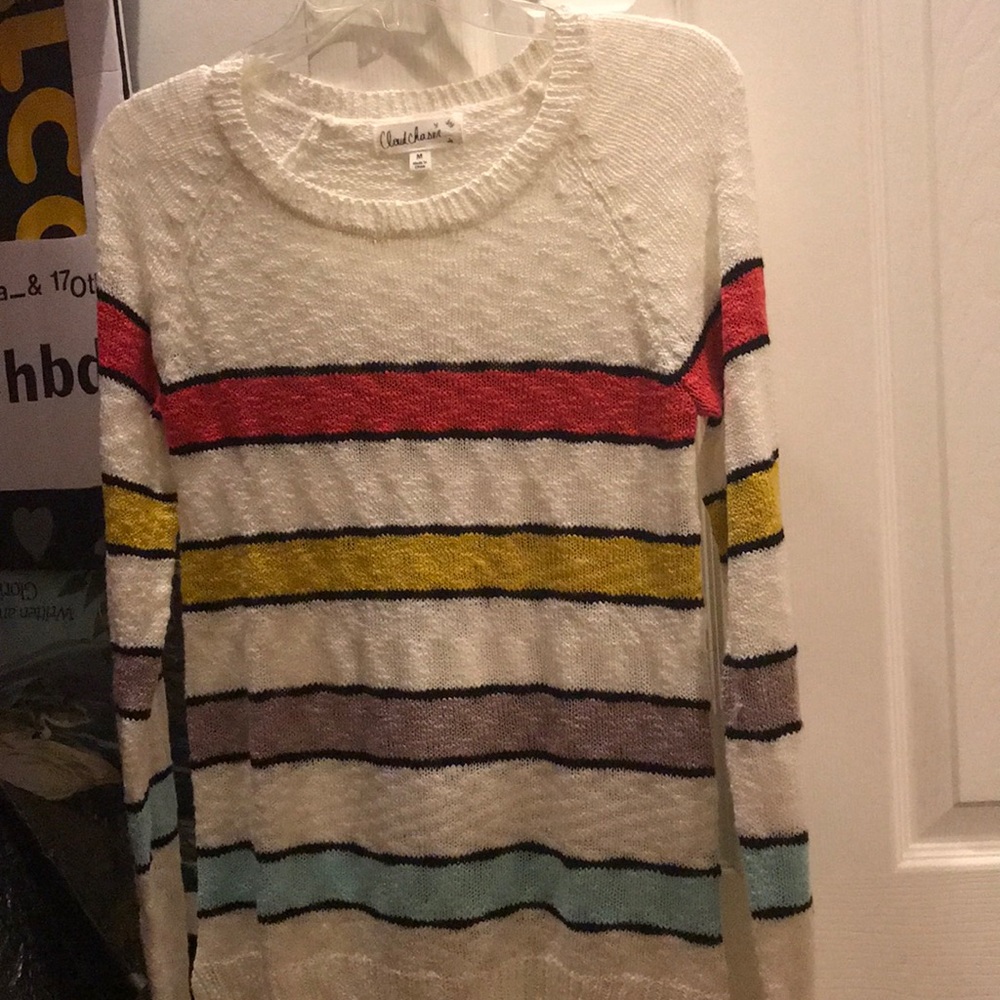 Rainbow Striped Sweater