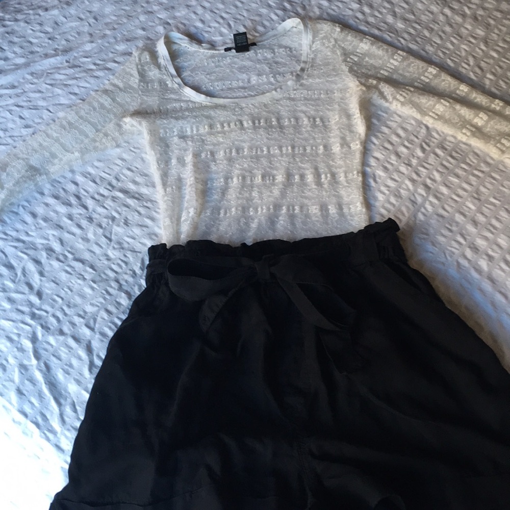 3/4 sleeve lace scoop neck