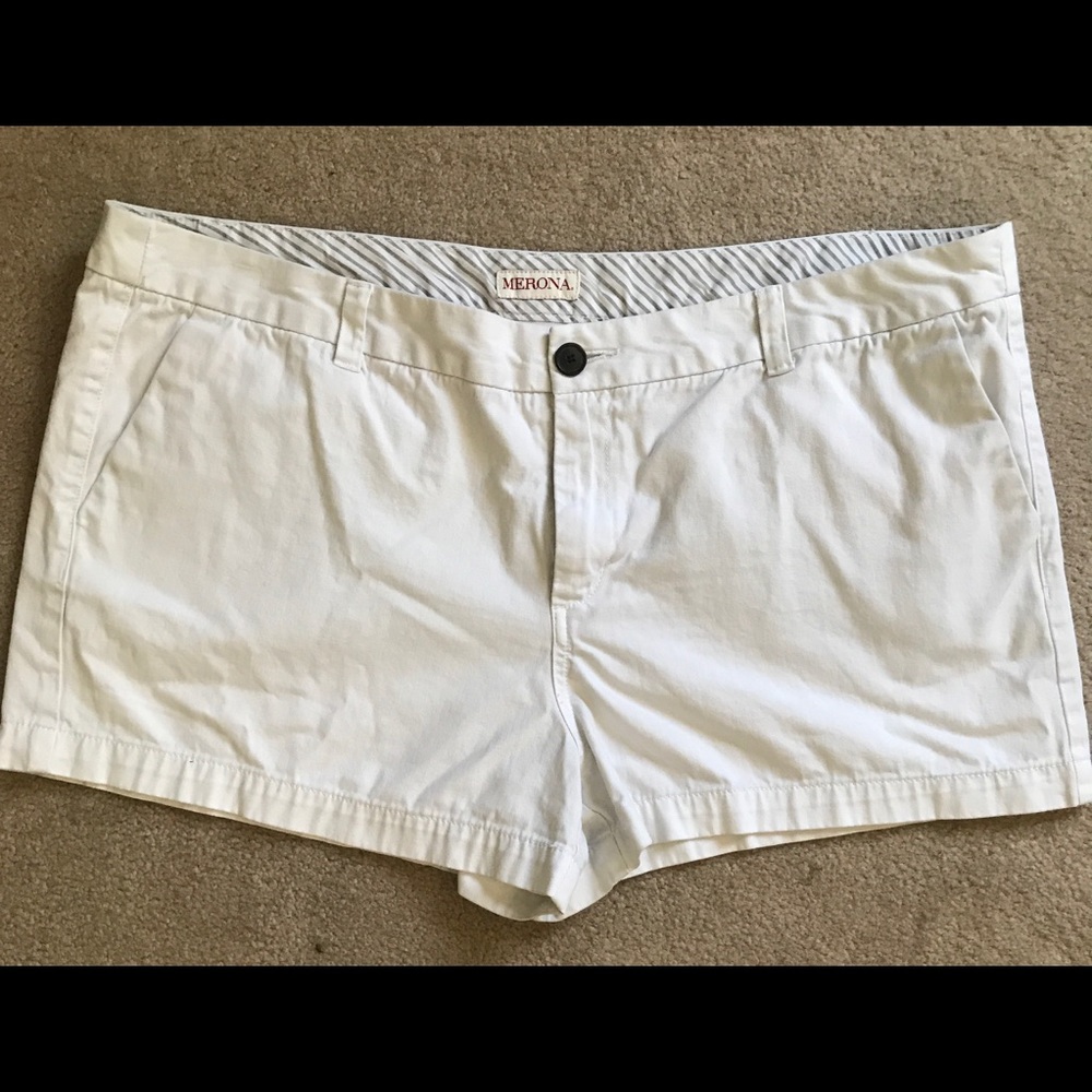 Target Merona White Shorts