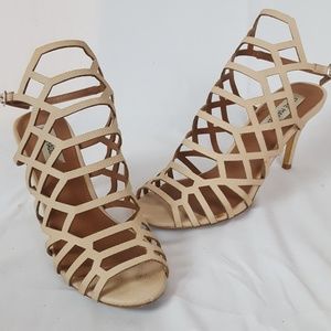 Nude Steve Madden Slithur Sandals