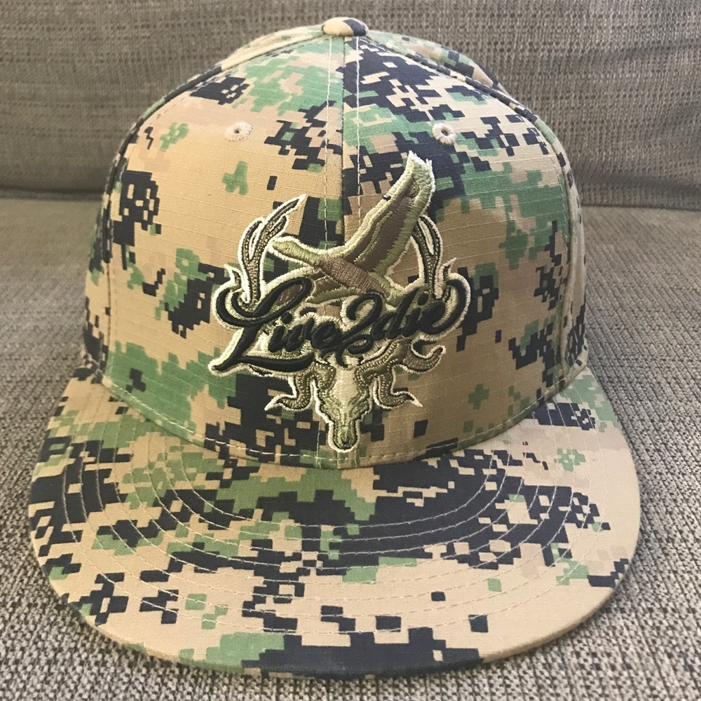 Live 2 Die Digital Camo Cap