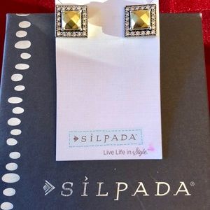 Silpada “Gilded Cage” earrings