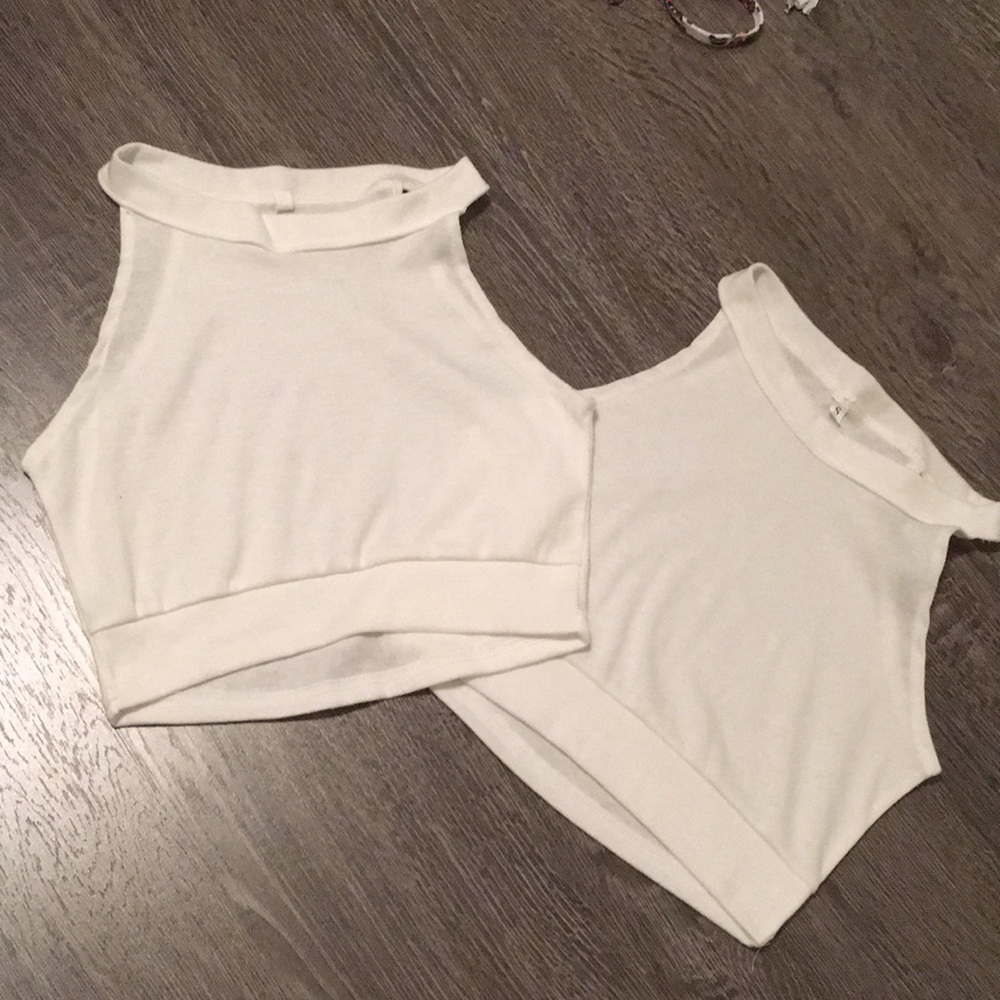 White crop top! NWOT