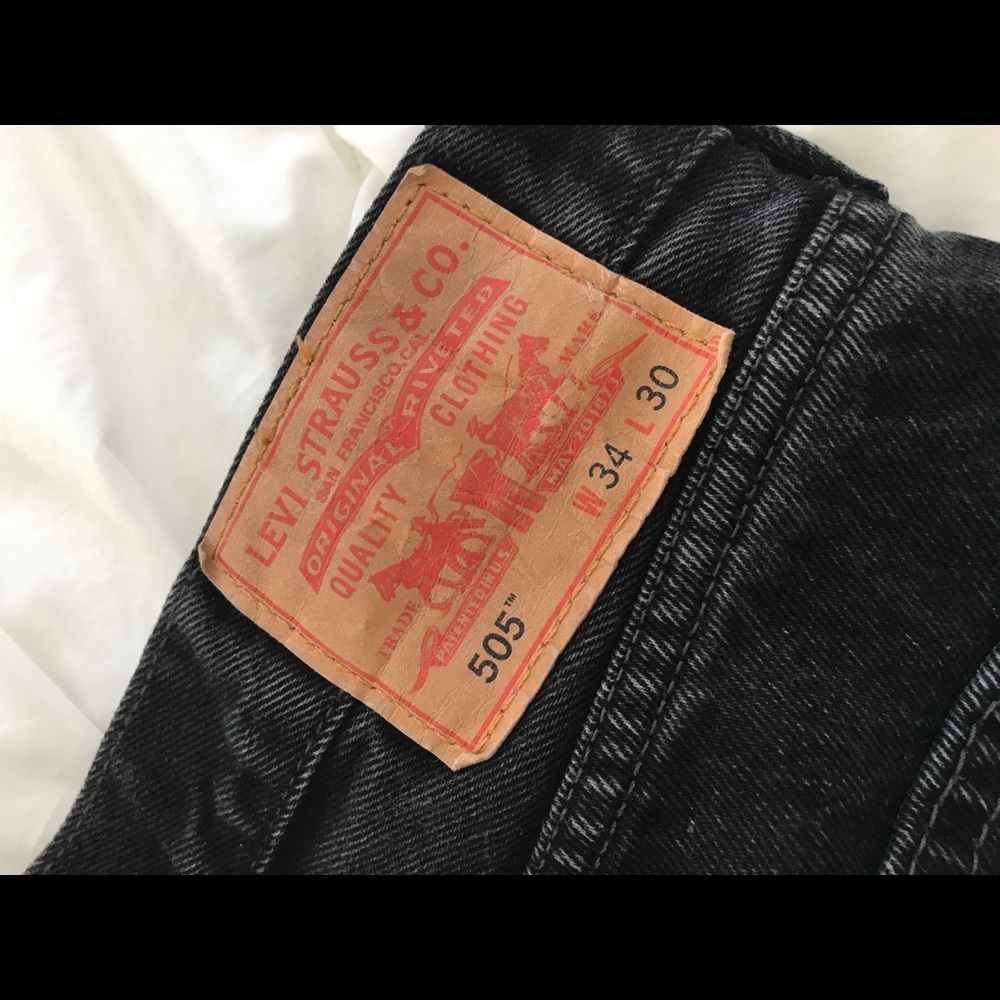 Levi’s dark wash denim jeans