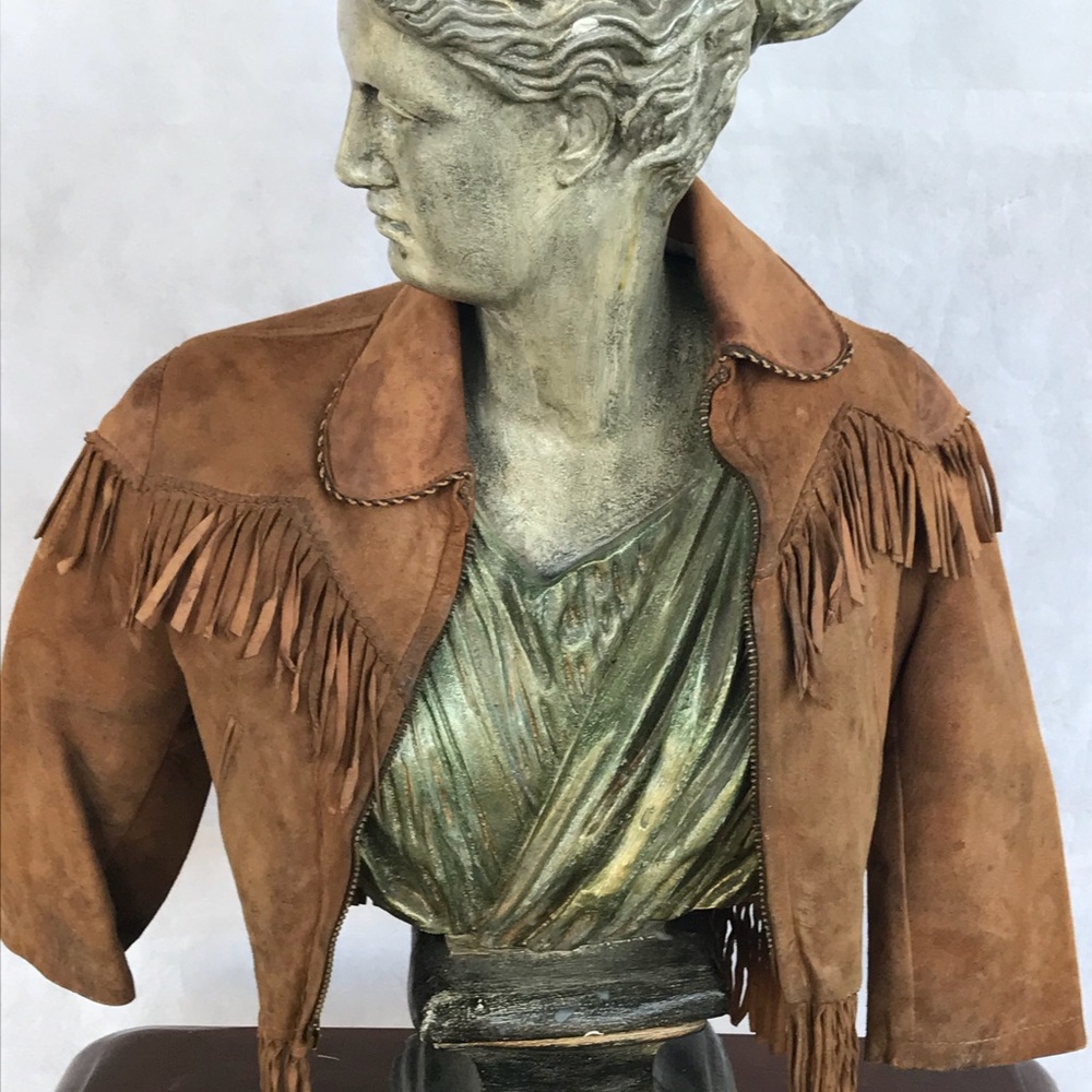 Vintage 50s Roy Rogers suede jacket - Distressed