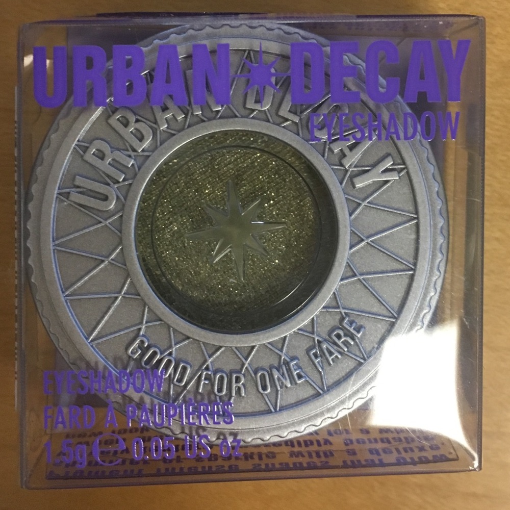 Urban Decay Urb glitter teal blue eyeshadow