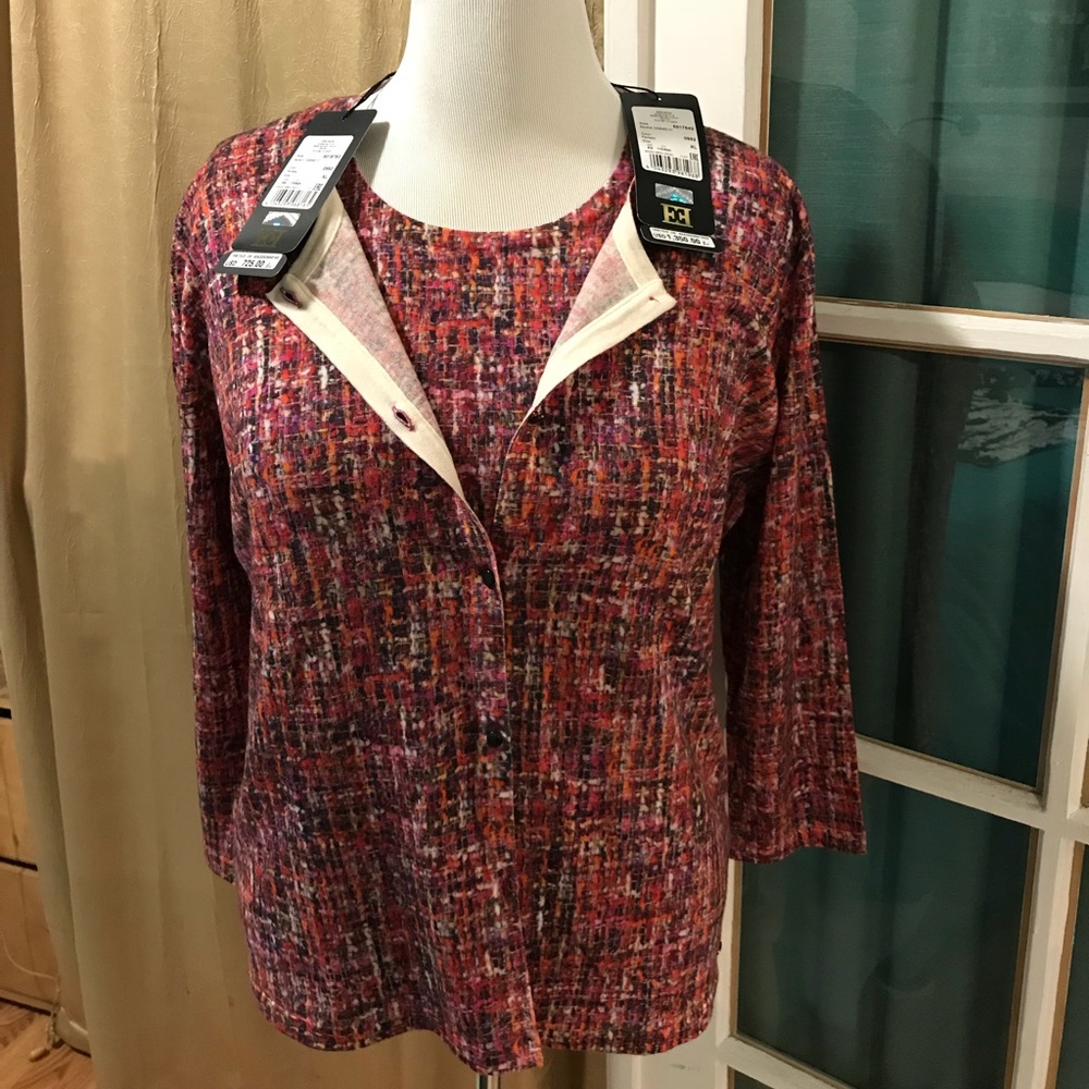 NWT Escada XL 2 pc 100% virgin wool sweater set