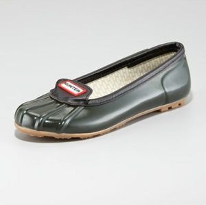 Hunter Jena Welly Ballet Flats