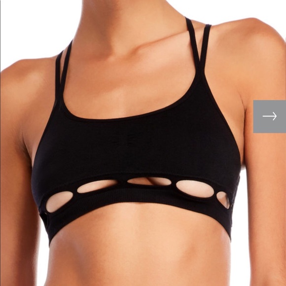 Fishnet seamless knit bra - Picture 2 of 2