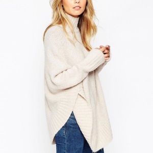 ASOS High Neck Sweater Poncho