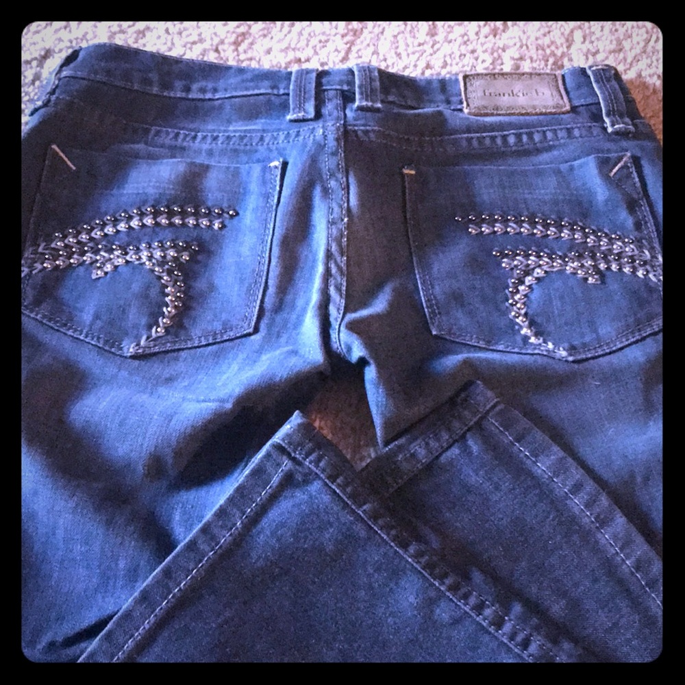 Flare bottom Frankie B jeans like new
