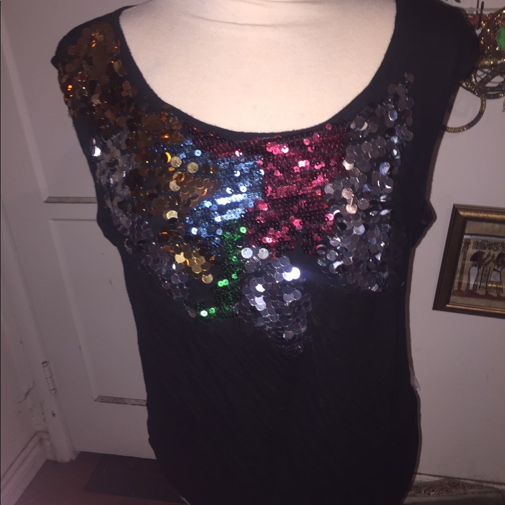 Sequin forever 21 shirt