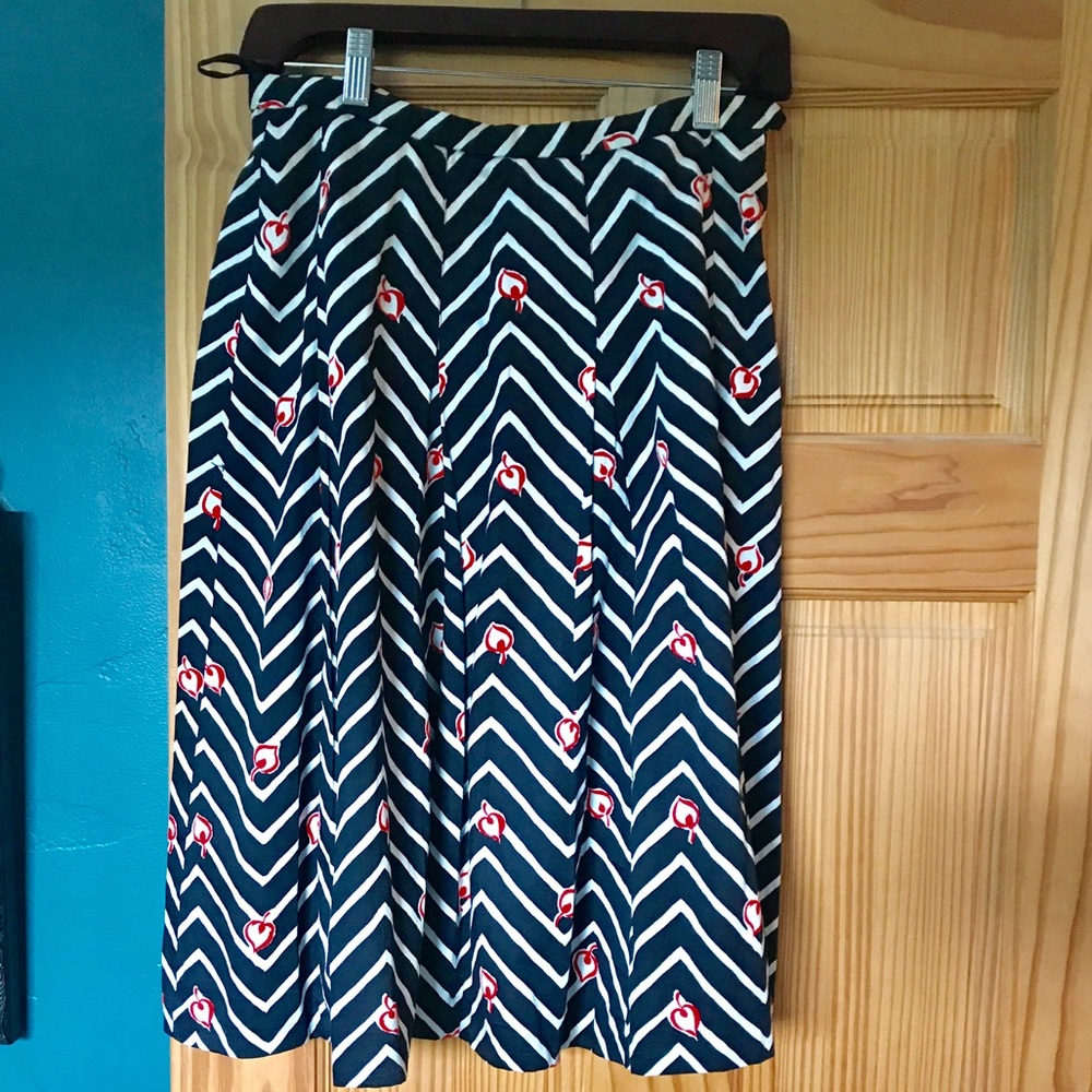 Vintage I Magnin Chevron Skirt
