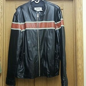 Men's genuine leather jacket