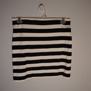 Striped Pencil Skirt