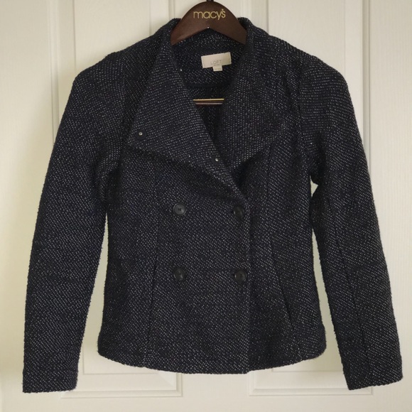 LOFT Jackets & Blazers - Petite LOFT navy pea coat