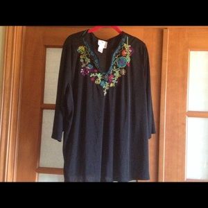 Quacker Factory 3X Plus Size Top