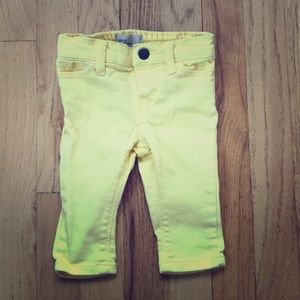 BABY GAP Yellow Skinny Jeans 3-6M