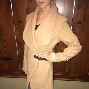 Calvin Klein camel coat