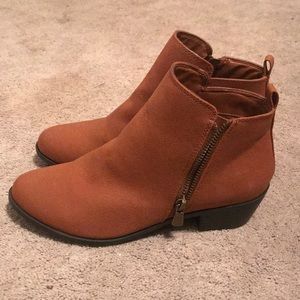 Brown booties
