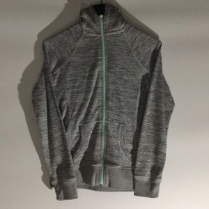 Grey Zip Up Sweatshirt