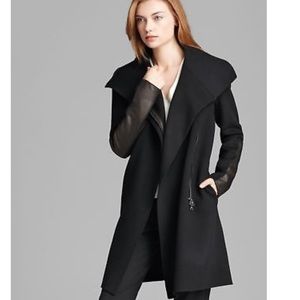 BRAND NEW Vince Black Asymmetrical Coat