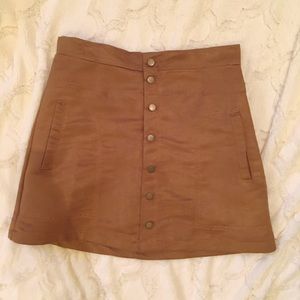 AMAZING CONDITION | CAMEL A-LINE SKIRT sm