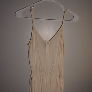 Cream Romper