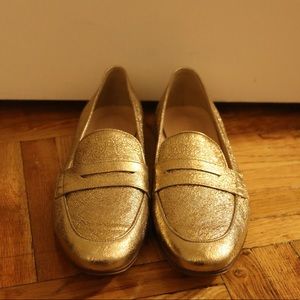 *NEW* J. Crew Charlie Loafer in Gold