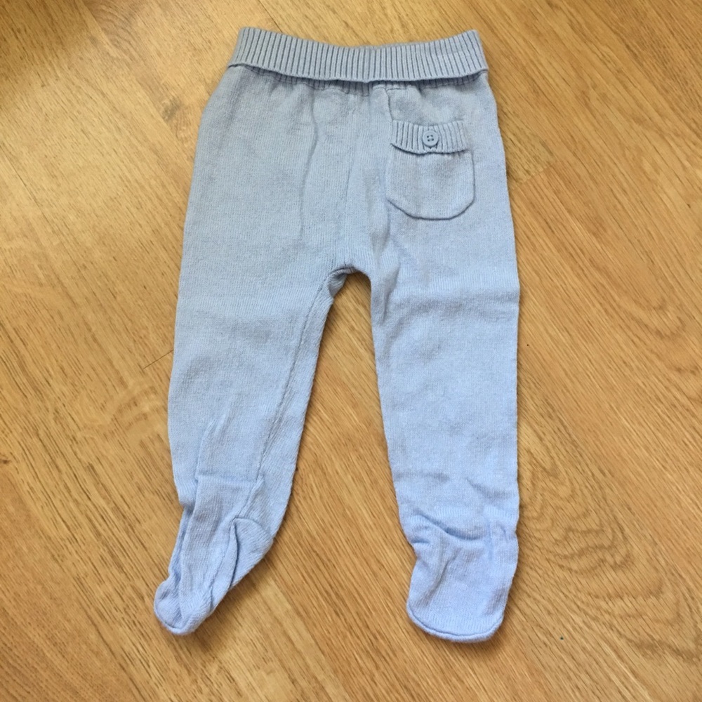 🤖Benetton baby knit footie bottoms