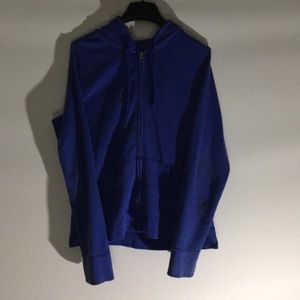 Blue Zip Up Hoodie