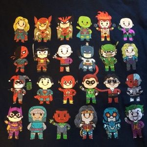 DC SUPERFRIENDS T-SHIRT FROM TEEFURY SZ LARGE
