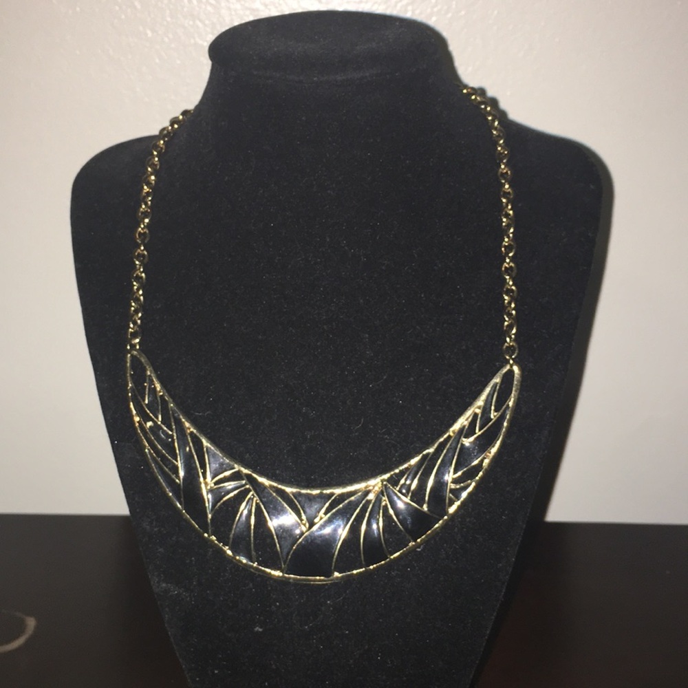 Black and gold necklace
