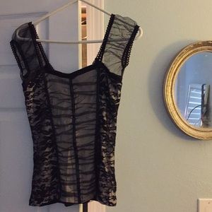 Black Guess corset top