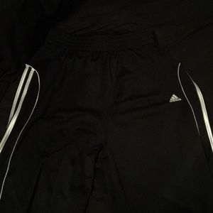 Adidas full snap down pants